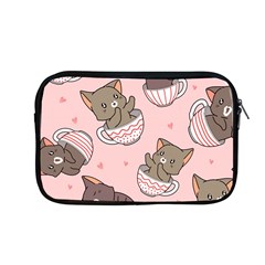 Seamless Pattern Adorable Cat Inside Cup Apple Macbook Pro 13  Zipper Case by Jancukart