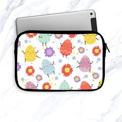 Easter Seamless Pattern With Cute Eggs Flowers Apple Ipad Mini Zipper Cases by Jancukart