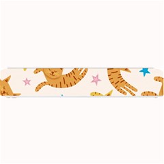 Cute Cats Seamless Pattern With Stars Funny Drawing Kittens Small Bar Mats