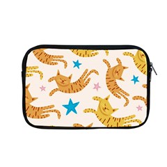 Cute Cats Seamless Pattern With Stars Funny Drawing Kittens Apple Macbook Pro 13  Zipper Case