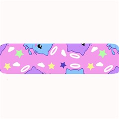 Seamless Pattern With Cute Kawaii Kittens Large Bar Mats