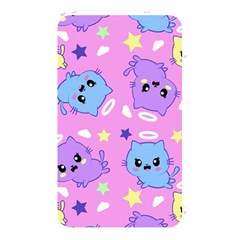 Seamless Pattern With Cute Kawaii Kittens Memory Card Reader (rectangular)