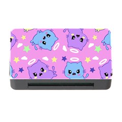 Seamless Pattern With Cute Kawaii Kittens Memory Card Reader With Cf by Jancukart