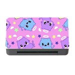 Seamless Pattern With Cute Kawaii Kittens Memory Card Reader with CF Front