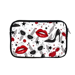 Red Lips Black Heels Pattern Apple Macbook Pro 13  Zipper Case