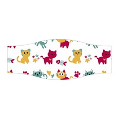 Pattern With Cute Cats Stretchable Headband