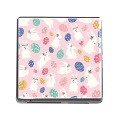 Cute Bunnies Easter Eggs Seamless Pattern Memory Card Reader (square 5 Slot)