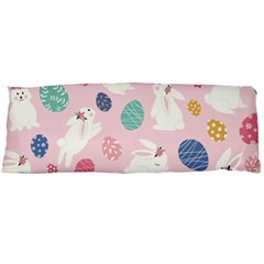 Cute Bunnies Easter Eggs Seamless Pattern Body Pillow Case (dakimakura)