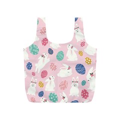 Cute Bunnies Easter Eggs Seamless Pattern Full Print Recycle Bag (s)