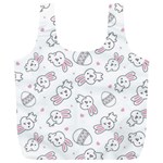 Cute Pattern With Easter Bunny Egg Full Print Recycle Bag (XL) Front