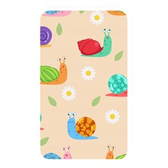 Seamless Pattern Cute Snail With Flower Leaf Memory Card Reader (rectangular) by Jancukart