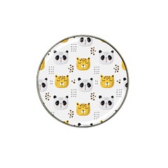 Seamless Pattern Cute Animals Hat Clip Ball Marker (10 Pack)