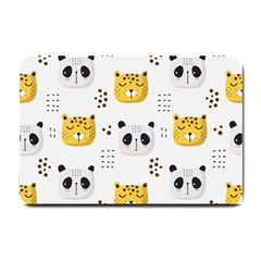 Seamless Pattern Cute Animals Small Doormat 