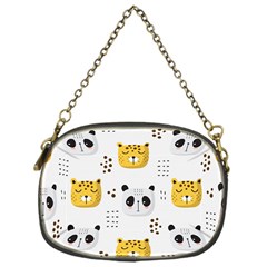 Seamless Pattern Cute Animals Chain Purse (one Side)