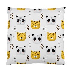 Seamless Pattern Cute Animals Standard Cushion Case (two Sides)