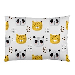 Seamless Pattern Cute Animals Pillow Case