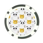 Seamless Pattern Cute Animals Poker Chip Card Guard (10 pack) Back