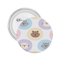 Cute Cat Seamless Pattern Background 2 25  Buttons