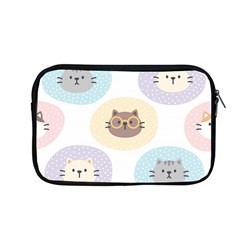 Cute Cat Seamless Pattern Background Apple Macbook Pro 13  Zipper Case by Jancukart