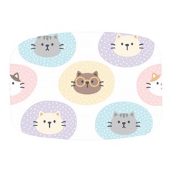 Cute Cat Seamless Pattern Background Mini Square Pill Box