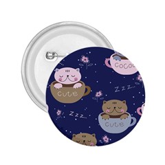 Cute Kittens Sleep Sweetly Mugs 2 25  Buttons