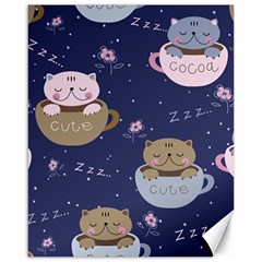 Cute Kittens Sleep Sweetly Mugs Canvas 16  X 20 