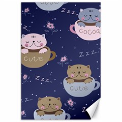 Cute Kittens Sleep Sweetly Mugs Canvas 20  X 30  by Jancukart