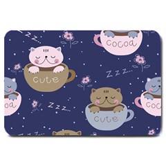 Cute Kittens Sleep Sweetly Mugs Large Doormat 