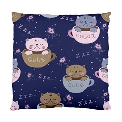 Cute Kittens Sleep Sweetly Mugs Standard Cushion Case (two Sides)