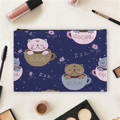 Cute Kittens Sleep Sweetly Mugs Cosmetic Bag (large)