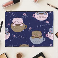 Cute Kittens Sleep Sweetly Mugs Cosmetic Bag (xl)