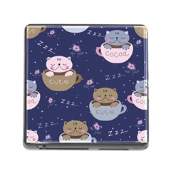 Cute Kittens Sleep Sweetly Mugs Memory Card Reader (square 5 Slot)