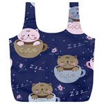 Cute Kittens Sleep Sweetly Mugs Full Print Recycle Bag (XXXL) Front