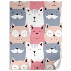 Cute Seamless Pattern With Cats Canvas 36  X 48 