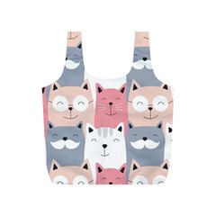 Cute Seamless Pattern With Cats Full Print Recycle Bag (s)