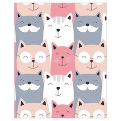 Cute Seamless Pattern With Cats Drawstring Bag (small)