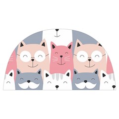 Cute Seamless Pattern With Cats Anti Scalding Pot Cap