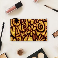 Background-pattern Cosmetic Bag (small)