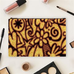 Background-pattern Cosmetic Bag (large)