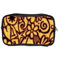 Background-pattern Toiletries Bag (two Sides)