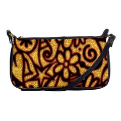 Background-pattern Shoulder Clutch Bag by Jancukart