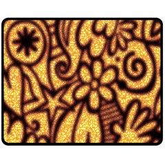 Background-pattern Fleece Blanket (medium) 