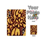 Background-pattern Playing Cards 54 Designs (Mini) Front - SpadeK