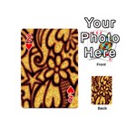 Background-pattern Playing Cards 54 Designs (Mini) Front - Heart2