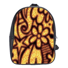 Background-pattern School Bag (xl)