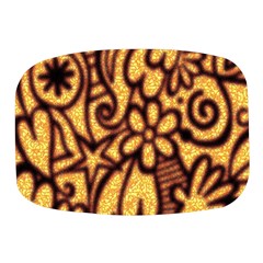 Background-pattern Mini Square Pill Box