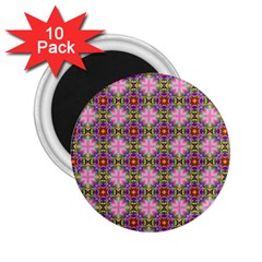 Seamless Psychedelic Pattern 2 25  Magnets (10 Pack) 