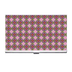 Seamless Psychedelic Pattern Business Card Holder