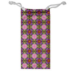 Seamless Psychedelic Pattern Jewelry Bag by Jancukart