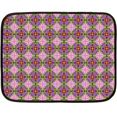 Seamless Psychedelic Pattern Fleece Blanket (mini)